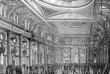 Interior of the Royal Exchange, Manchester